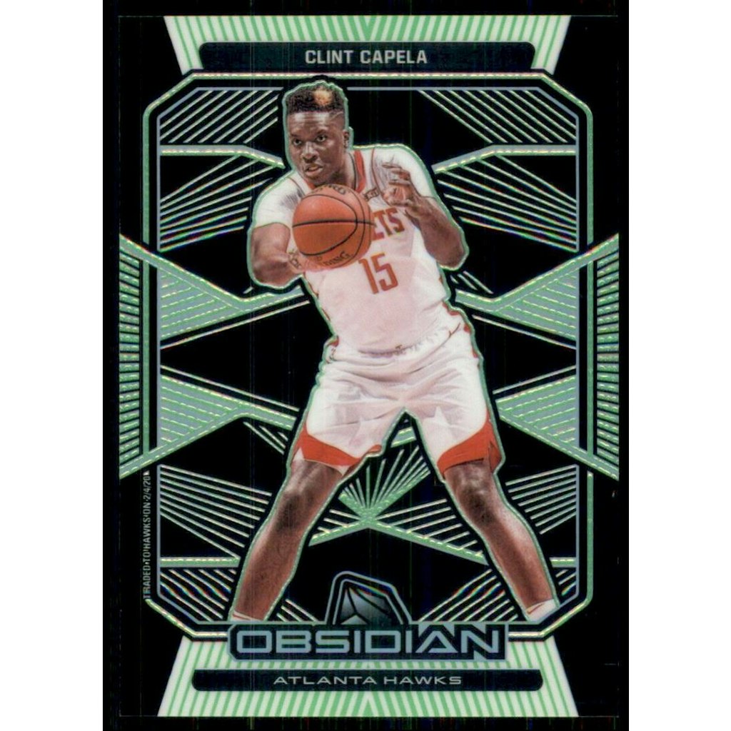 2019-20 Panini Obsidian Electric Etch Green Clint Capela #83 /25: $18 2019-20 Panini Obsidian Electric Etch Green Clint Capela #83 /25: $18