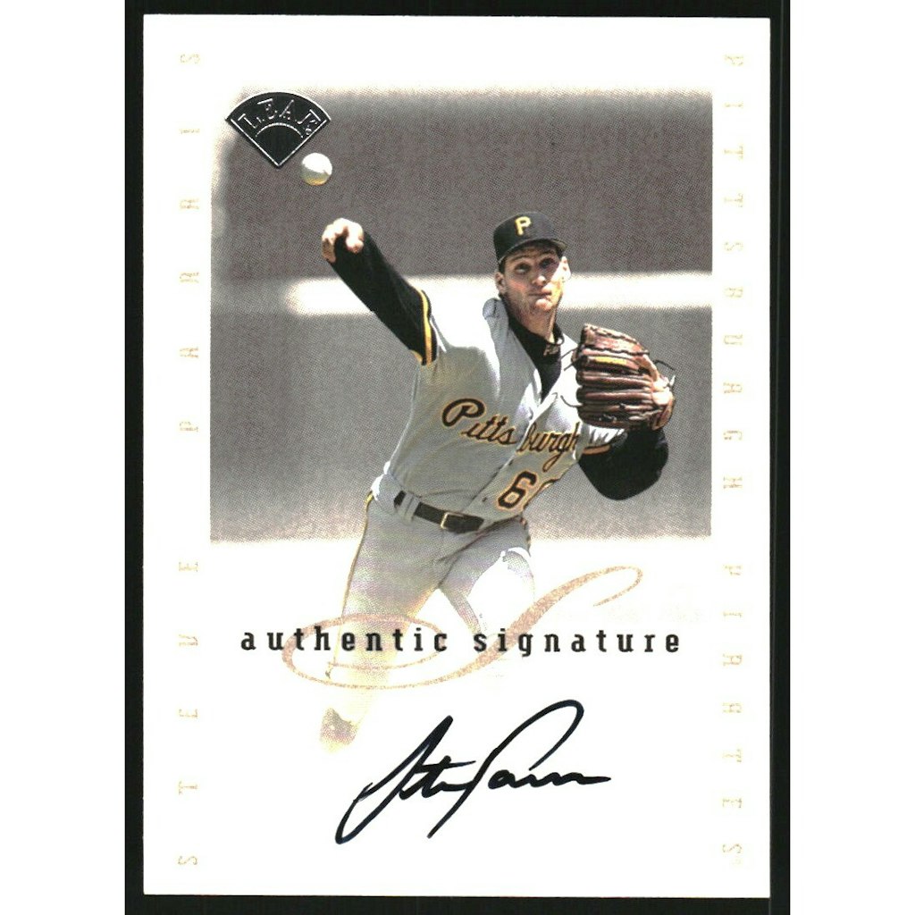 1996 Leaf Signature Extended Steve Parris Autograph Card: $13.50 1996 Leaf Signature Extended Steve Parris Autograph Card: $13.50