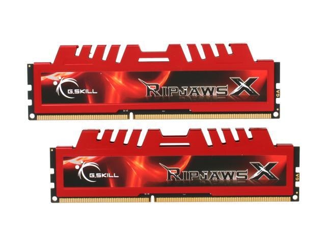 G.Skill Ripjaws X Series 8GB (2x4GB) DDR3 1600 Desktop Memory: $62.44