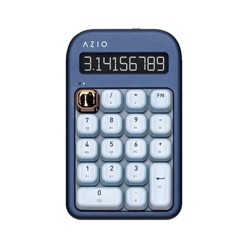 Azio Izo Wireless Mechanical Calculator and Number Pad: $59.99 Azio Izo Wireless Mechanical Calculator and Number Pad: $59.99