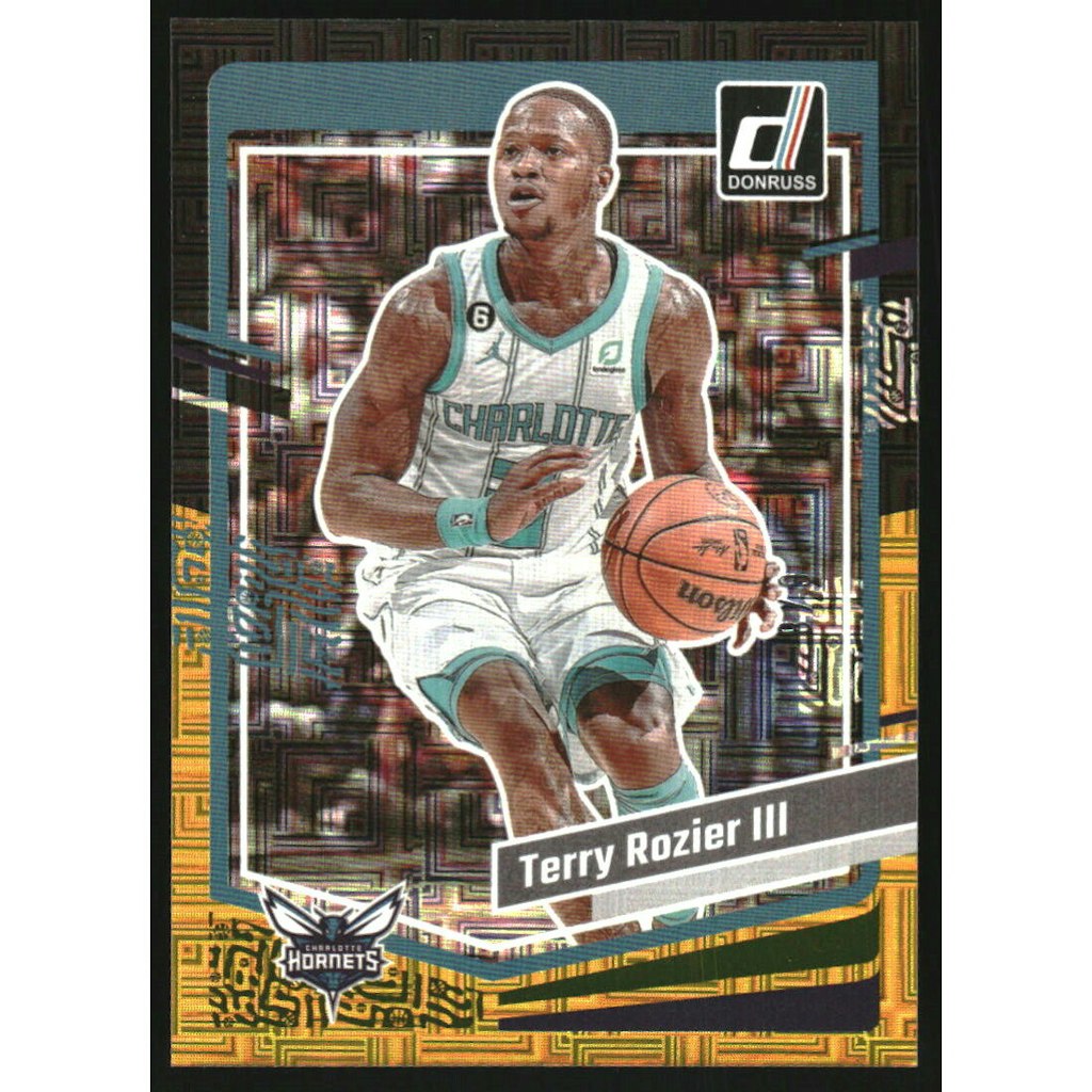 2023-24 Donruss Choice Black Gold Terry Rozier III Trading Card: $18 2023-24 Donruss Choice Black Gold Terry Rozier III Trading Card: $18