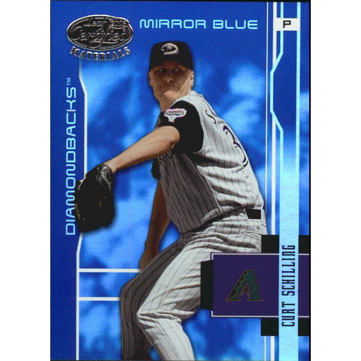 2003 Leaf Certified Materials Mirror Blue Curt Schilling Baseball Card: $10.80