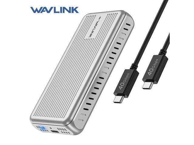 Wavlink 40Gbps USB4 PCIe NVMe SSD Enclosure: $69.99 Wavlink 40Gbps USB4 PCIe NVMe SSD Enclosure: $69.99
