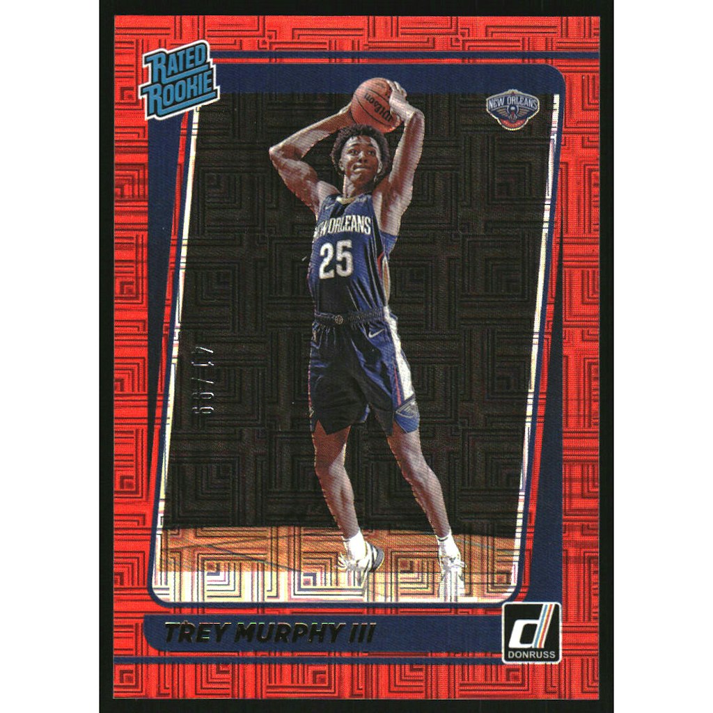 2021-22 Donruss Choice Red Trey Murphy III Rookie Rated #228: $13.50 2021-22 Donruss Choice Red Trey Murphy III Rookie Rated #228: $13.50