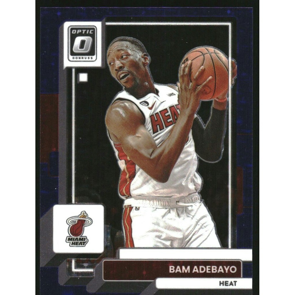 2022-23 Donruss Optic Bam Adebayo Purple Stars FOTL Trading Card: $20 2022-23 Donruss Optic Bam Adebayo Purple Stars FOTL Trading Card: $20