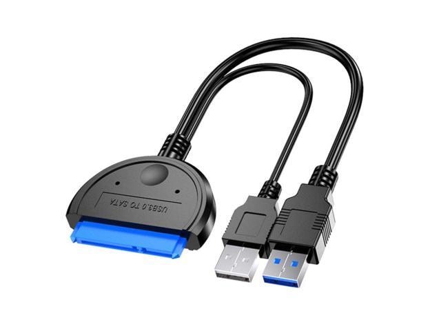 Dual USB 3.0 to SATA Adapter for 2.5-Inch and 3.5-Inch HDD/SSD: $17.71 Dual USB 3.0 to SATA Adapter for 2.5-Inch and 3.5-Inch HDD/SSD: $17.71