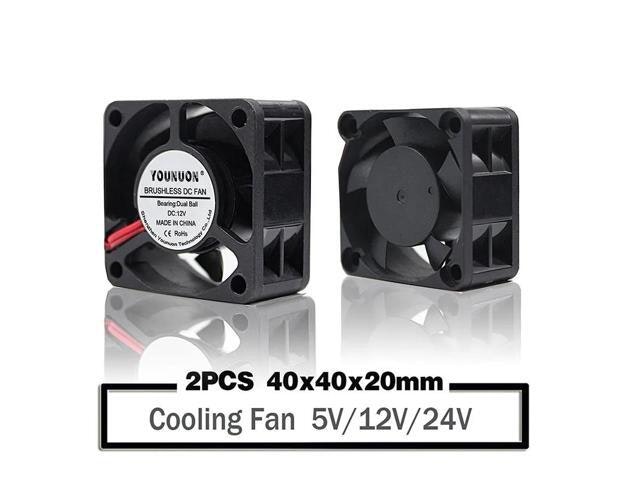 40mm 40x40x20mm Cooling Fan 2-Pack: $26.62
