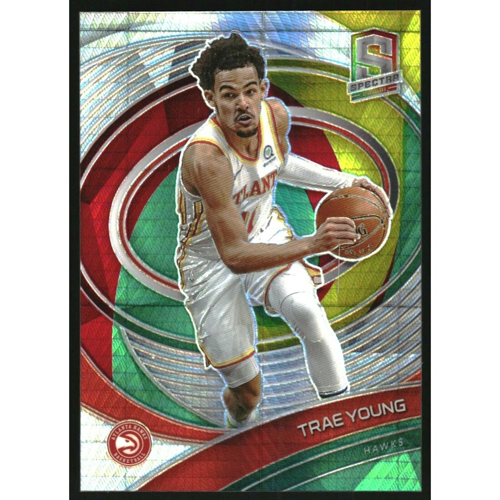 2020-21 Panini Spectra Trae Young Asia Red Yellow Green #17 Trading Card: $18 2020-21 Panini Spectra Trae Young Asia Red Yellow Green #17 Trading Card: $18