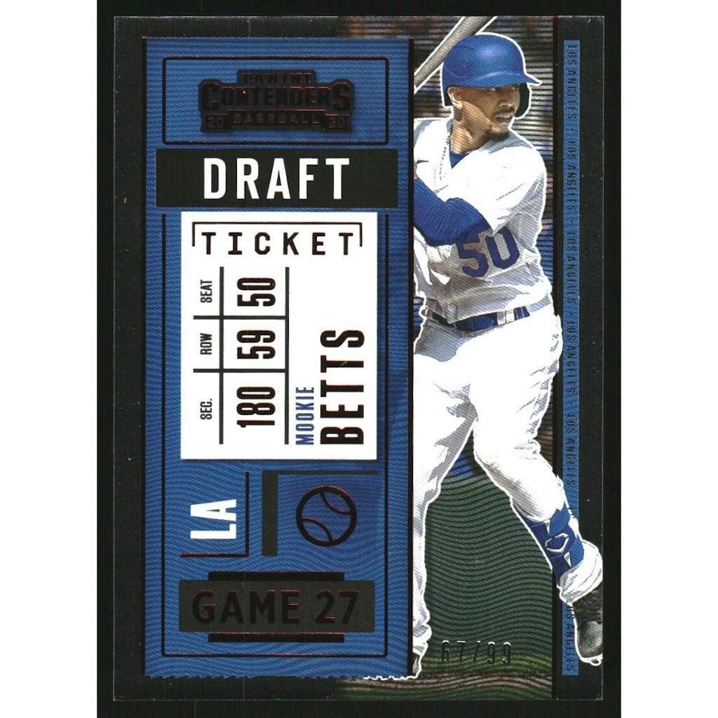 2020 Panini Contenders Draft Ticket Red Mookie Betts #86 Trading Card: $13.50 2020 Panini Contenders Draft Ticket Red Mookie Betts #86 Trading Card: $13.50