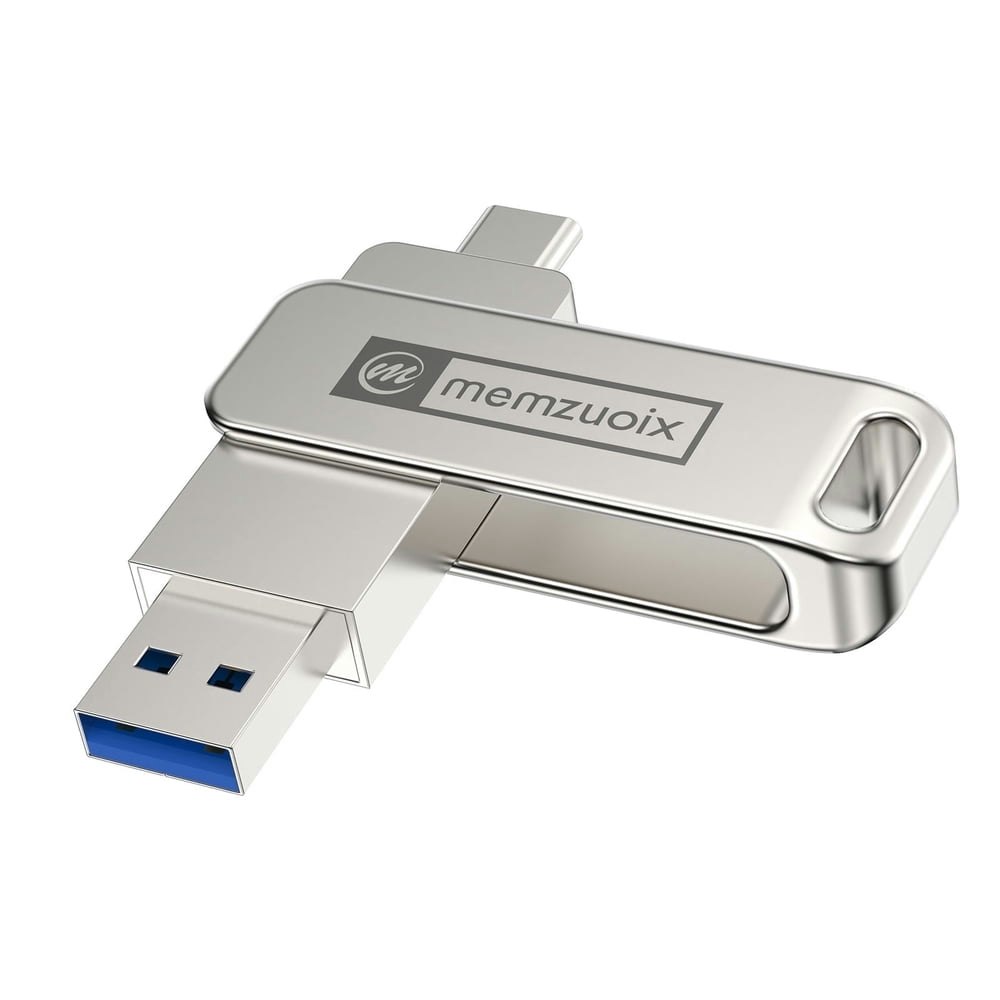 Memzuoix 64GB 2-in-1 USB 3.2 Type-C Flash Drive: $18.98