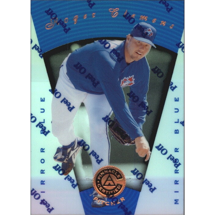1997 Pinnacle Certified Mirror Blue Roger Clemens Trading Card: $36 1997 Pinnacle Certified Mirror Blue Roger Clemens Trading Card: $36