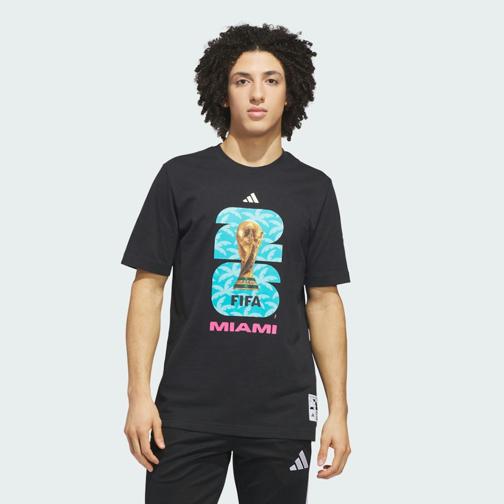 FIFA World Cup 26 Miami Host City Graphic T-Shirt: $50 FIFA World Cup 26 Miami Host City Graphic T-Shirt: $50