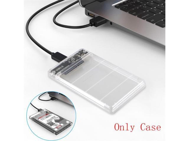 Transparent 2.5-inch SATA to USB 3.0 SSD/HDD External Enclosure: $18.99 Transparent 2.5-inch SATA to USB 3.0 SSD/HDD External Enclosure: $18.99