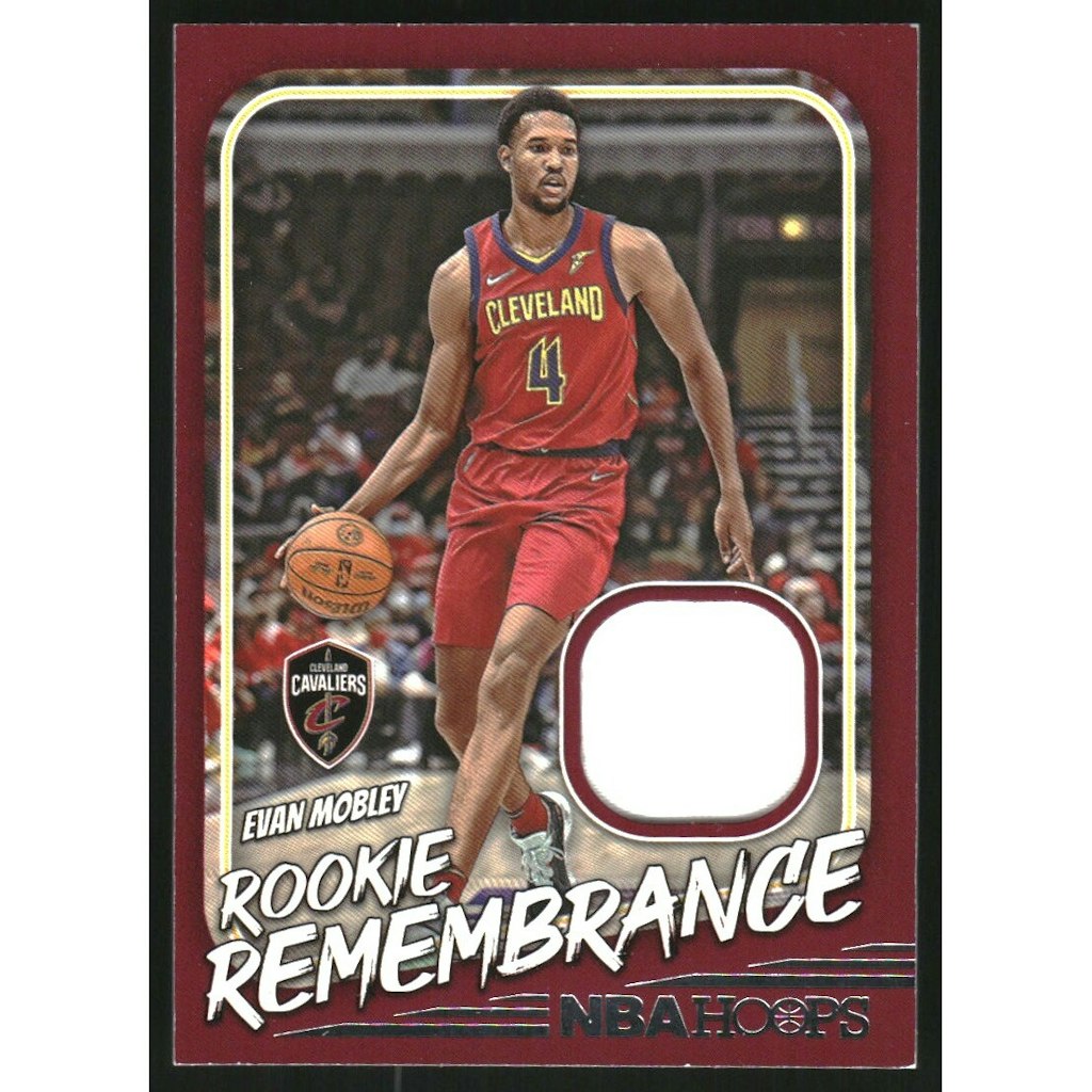 Evan Mobley 2022-23 Hoops Rookie Remembrance Card: $10.80 Evan Mobley 2022-23 Hoops Rookie Remembrance Card: $10.80
