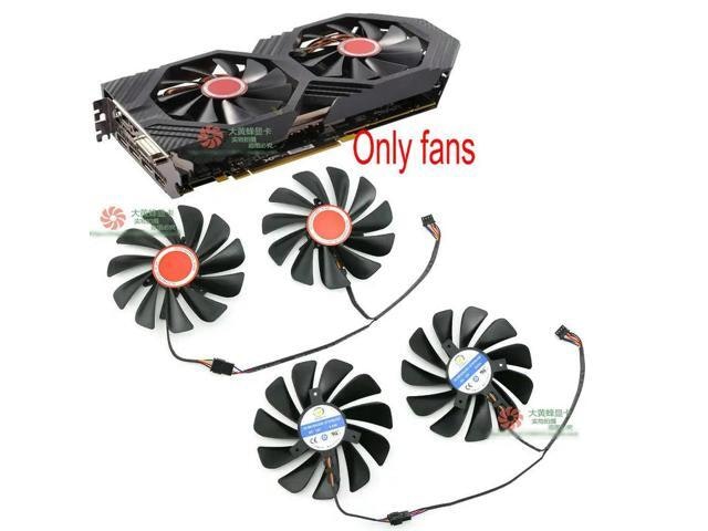 XFX RX580 RX584 RX588 RX590 and Vega56 Graphics Card Cooling Fan: $26.35