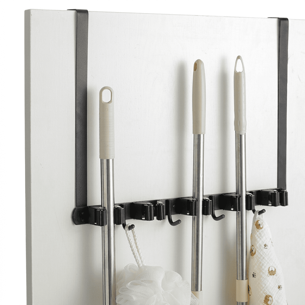 FVKRNYZ Broom and Mop Wall Mount Organizer: $15.59 FVKRNYZ Broom and Mop Wall Mount Organizer: $15.59