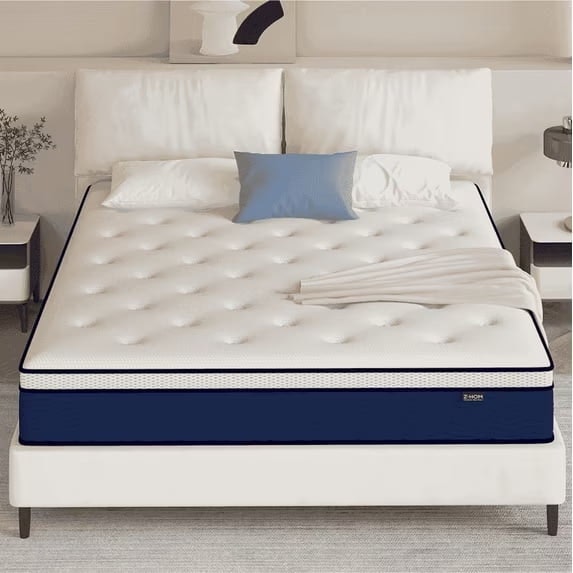 Z-hom 12-inch Twin Hybrid Memory Foam Mattress: $125.99