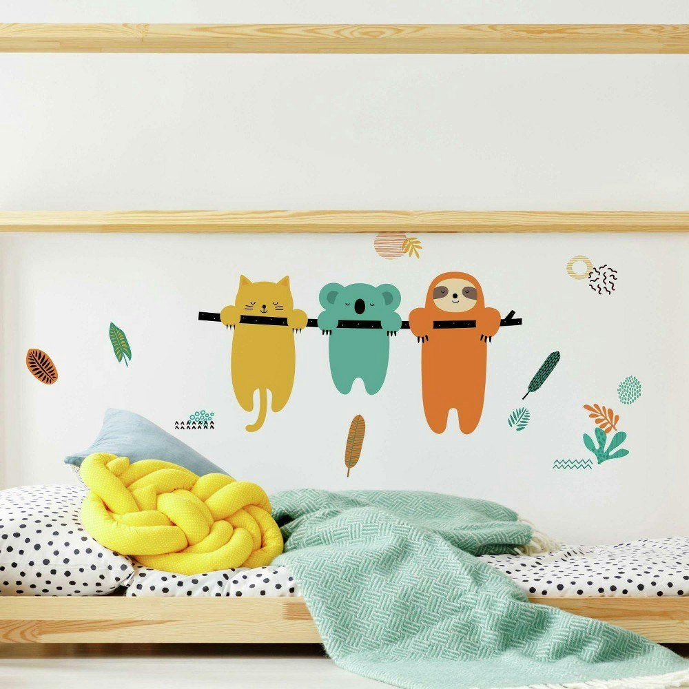 RoomMates Koala and Sloth Peel and Stick Wall Decals: $12.99 RoomMates Koala and Sloth Peel and Stick Wall Decals: $12.99