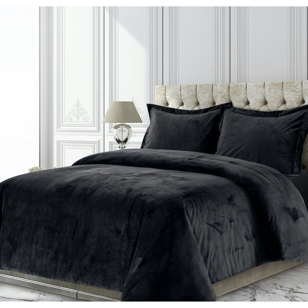 Tribeca Living King Venice Velvet Oversized Quilt Set 3-Piece: $46.99 Tribeca Living King Venice Velvet Oversized Quilt Set 3-Piece: $46.99