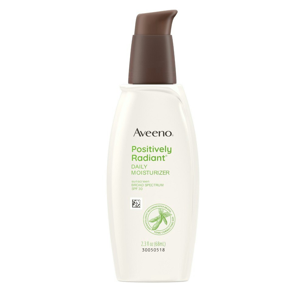 Aveeno Positively Radiant SPF 30 Daily Moisturizer 2.3-fl-oz: $18.49 Aveeno Positively Radiant SPF 30 Daily Moisturizer 2.3-fl-oz: $18.49