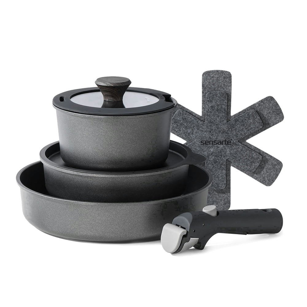 Sensarte 8-Piece Nonstick Pots and Pans Set: $24.99 Sensarte 8-Piece Nonstick Pots and Pans Set: $24.99