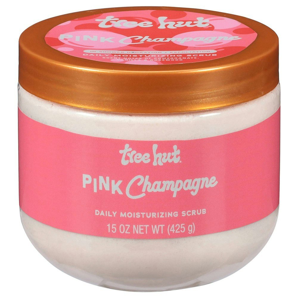 Tree Hut Pink Champagne Moisturizing Body Scrub 15-oz.: $9.99 Tree Hut Pink Champagne Moisturizing Body Scrub 15-oz.: $9.99