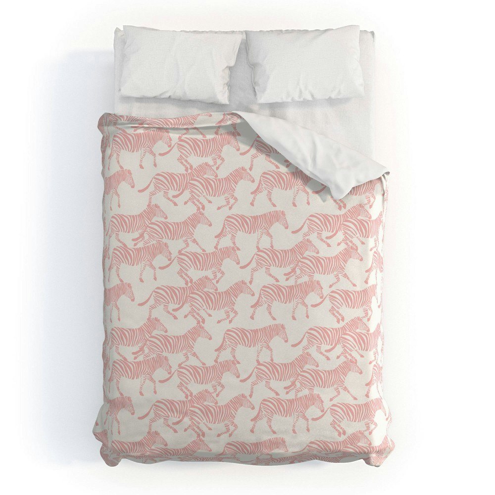 Deny Designs Little Arrow Design Co Zebras Full/Queen Duvet Cover Bedding Set: $199.99 Deny Designs Little Arrow Design Co Zebras Full/Queen Duvet Cover Bedding Set: $199.99