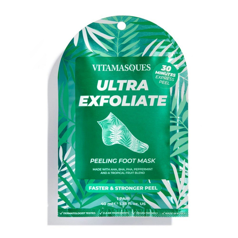 Vitamasques Exfoliate Foot Mask 1.35-fl-oz: $4.99 Vitamasques Exfoliate Foot Mask 1.35-fl-oz: $4.99