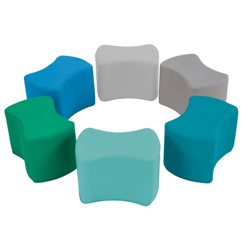 Factory Direct Partners 6-Piece SoftScape Butterfly Seating Kids' Soft Play Set: $219.99