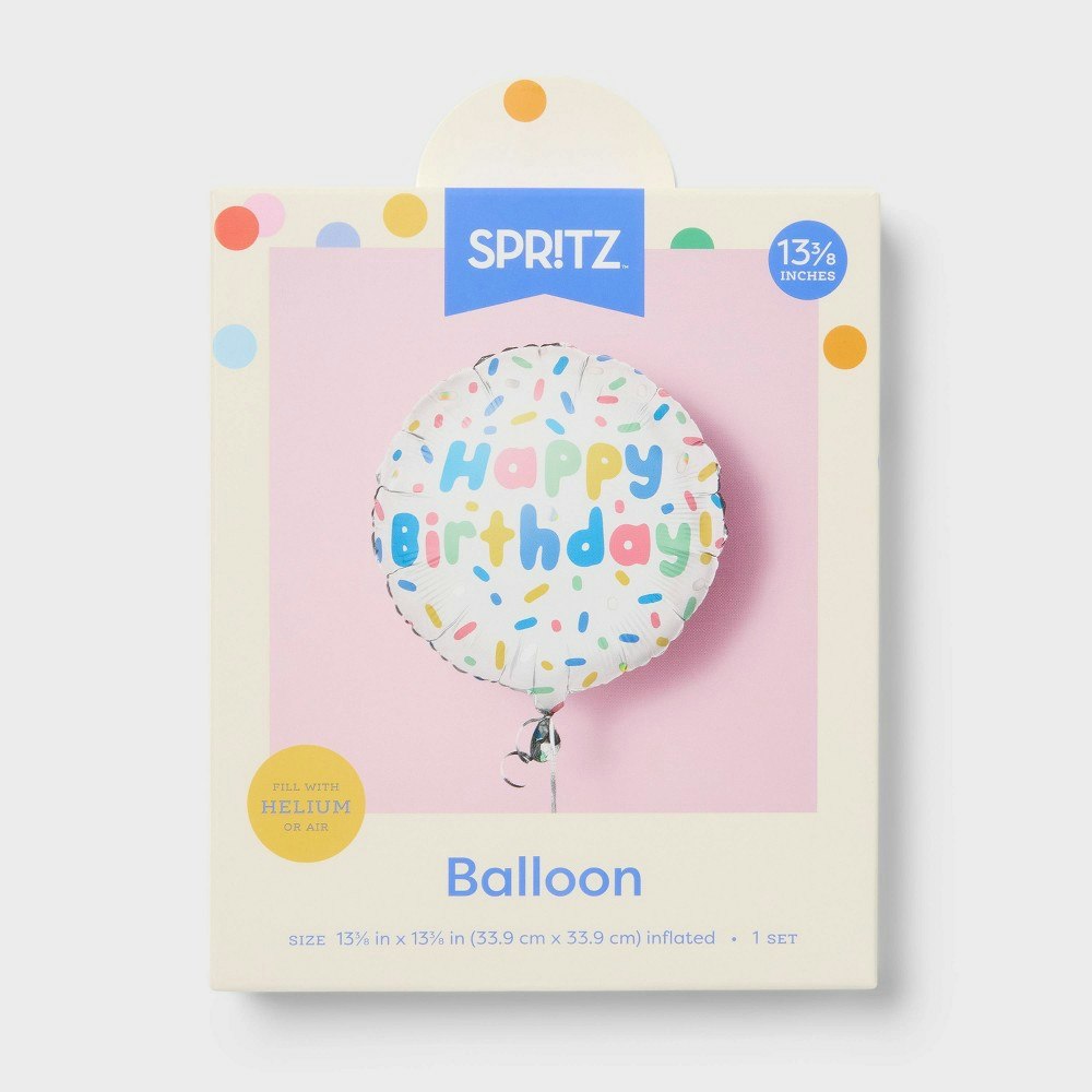 Spritz Happy Birthday Foil Balloon: $3 Spritz Happy Birthday Foil Balloon: $3