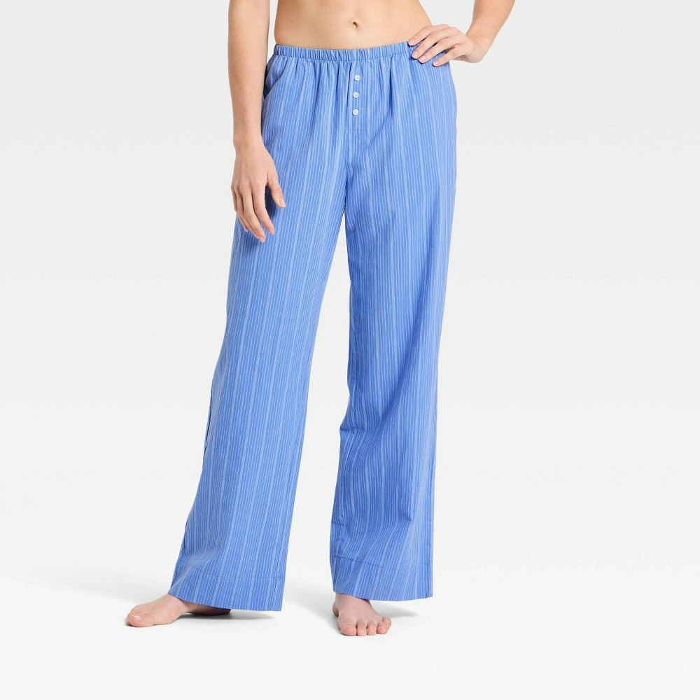 Auden Women's Striped Cotton Blend Pajama Pants XL Short: $25 Auden Women's Striped Cotton Blend Pajama Pants XL Short: $25