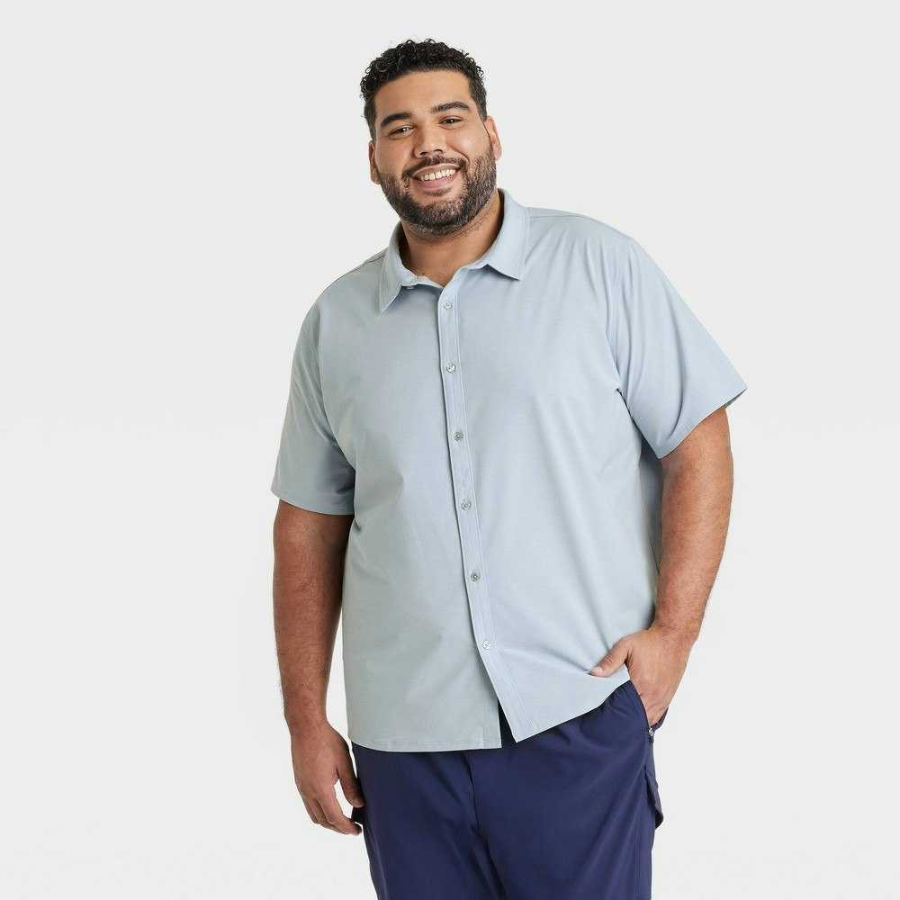 All in Motion Men's Short Sleeve Woven Shirt: $25 All in Motion Men's Short Sleeve Woven Shirt: $25