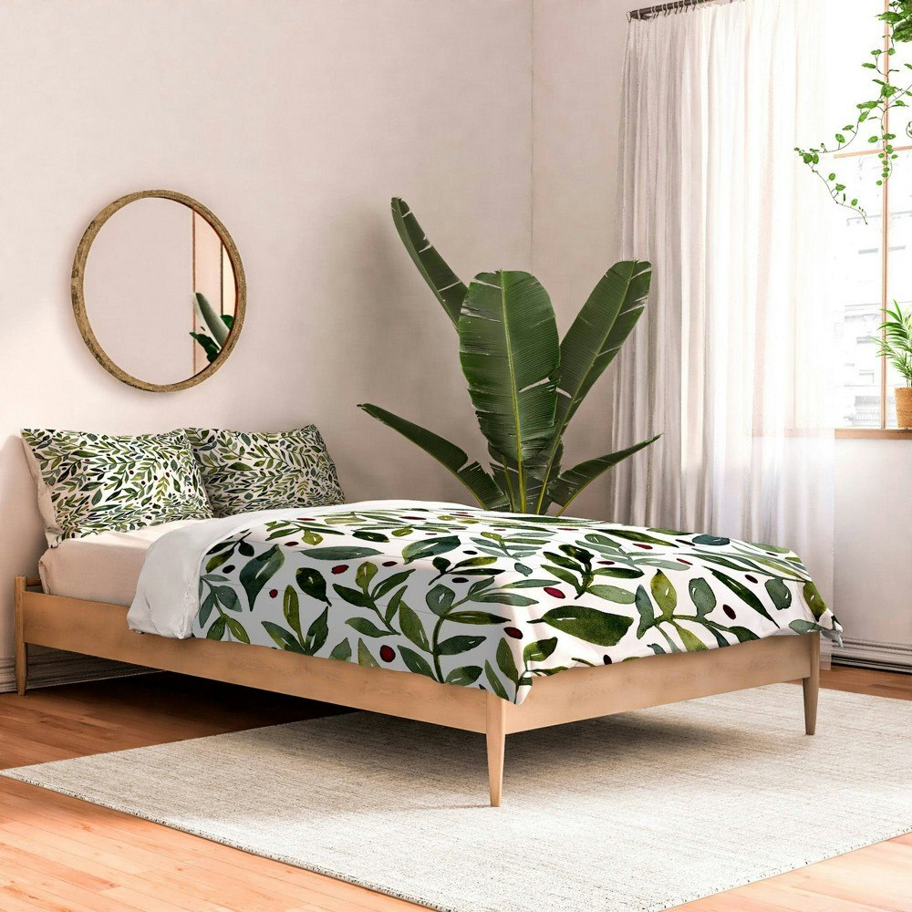 Deny Designs Angela Minca King Seasonal Branches 3-Piece Comforter Set: $229.99 Deny Designs Angela Minca King Seasonal Branches 3-Piece Comforter Set: $229.99