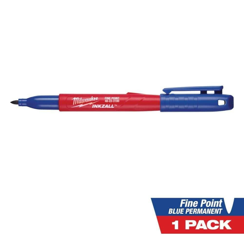 Inkzall Blue Fine Point Permanent Marker: $1.09 Inkzall Blue Fine Point Permanent Marker: $1.09