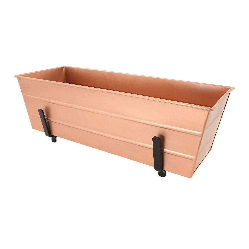 Achla Designs 24-Inch Galvanized Steel Rectangular Railing Planter: $55.99 Achla Designs 24-Inch Galvanized Steel Rectangular Railing Planter: $55.99
