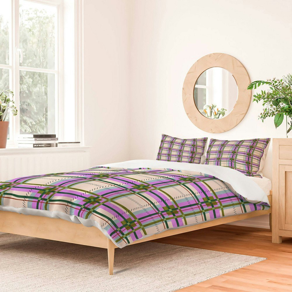 Deny Designs Marta Barragan Camarasa Colorful Stripes Queen/Full Duvet and Sham Set: $199.99 Deny Designs Marta Barragan Camarasa Colorful Stripes Queen/Full Duvet and Sham Set: $199.99