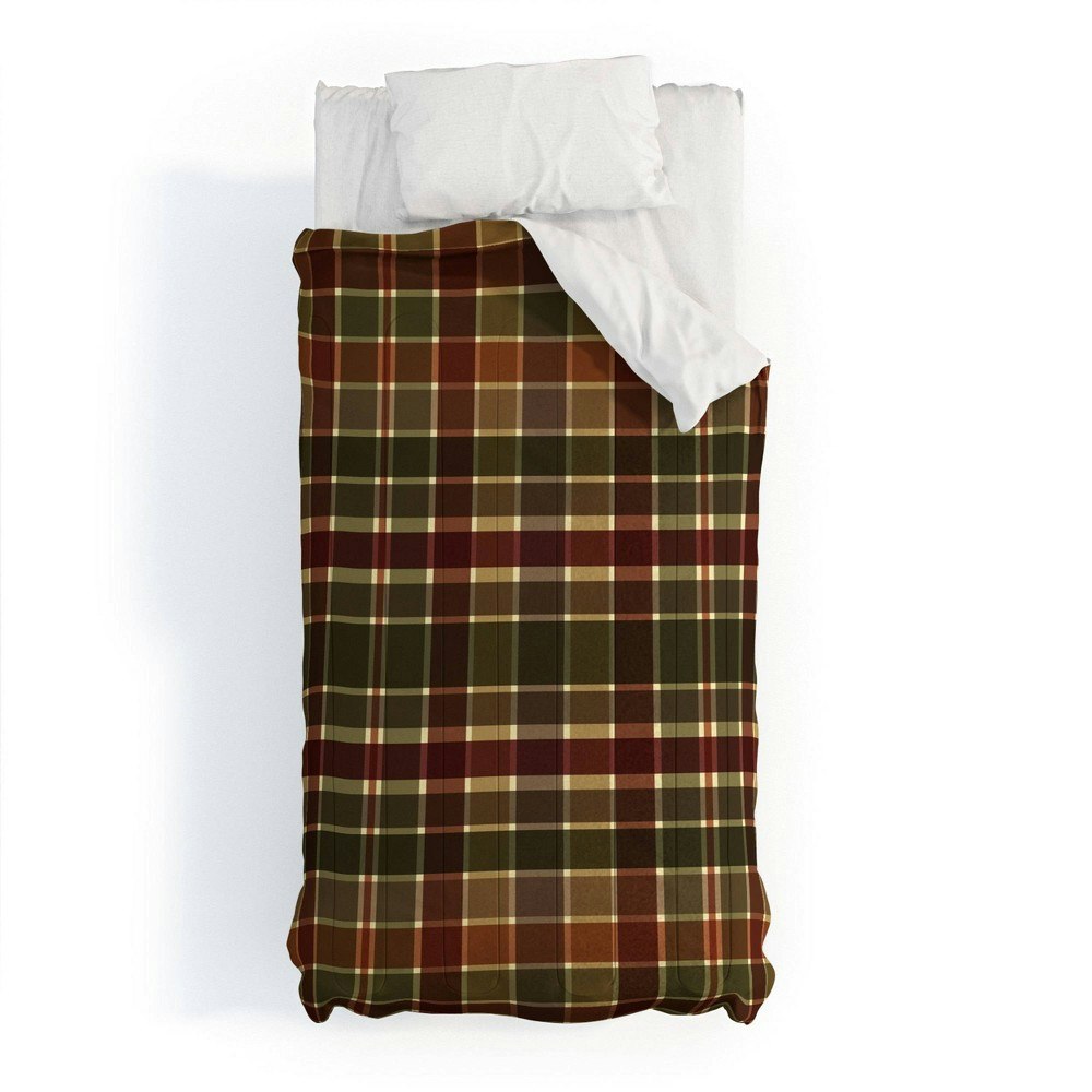Deny Designs Sheila Wenzel-Ganny Autumn Color Plaid Full/Queen Comforter Set: $239.99 Deny Designs Sheila Wenzel-Ganny Autumn Color Plaid Full/Queen Comforter Set: $239.99