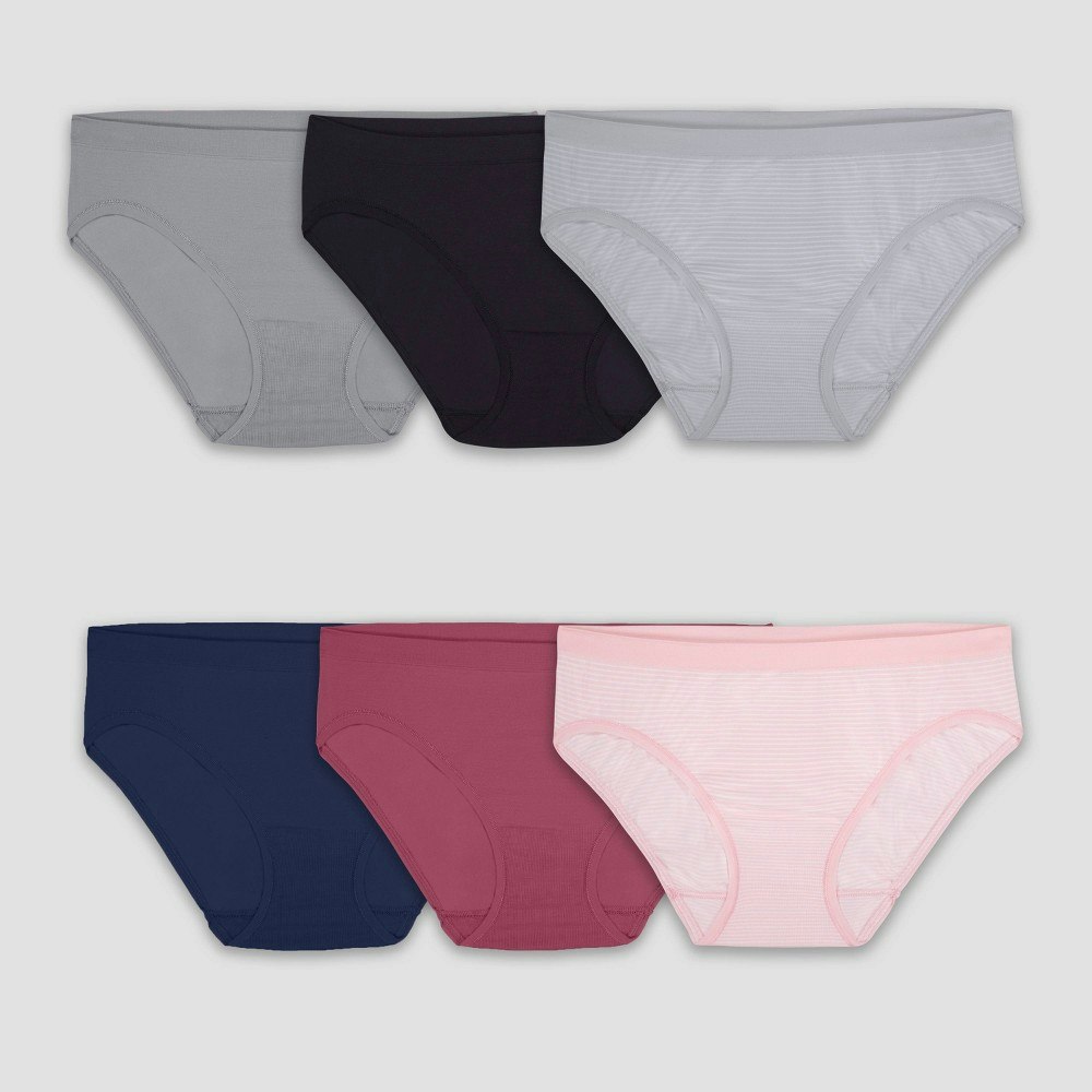 Fruit of the Loom Women's Seamless Bikini Underwear 6-Pack: $17.99