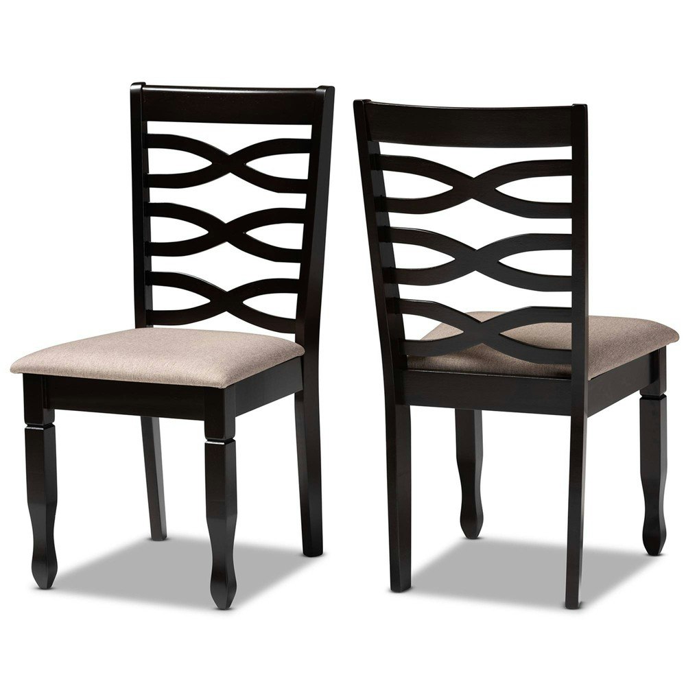 Baxton Studio Lanier Fabric Upholstered Dining Chairs 2-Pack: $118.99 Baxton Studio Lanier Fabric Upholstered Dining Chairs 2-Pack: $118.99