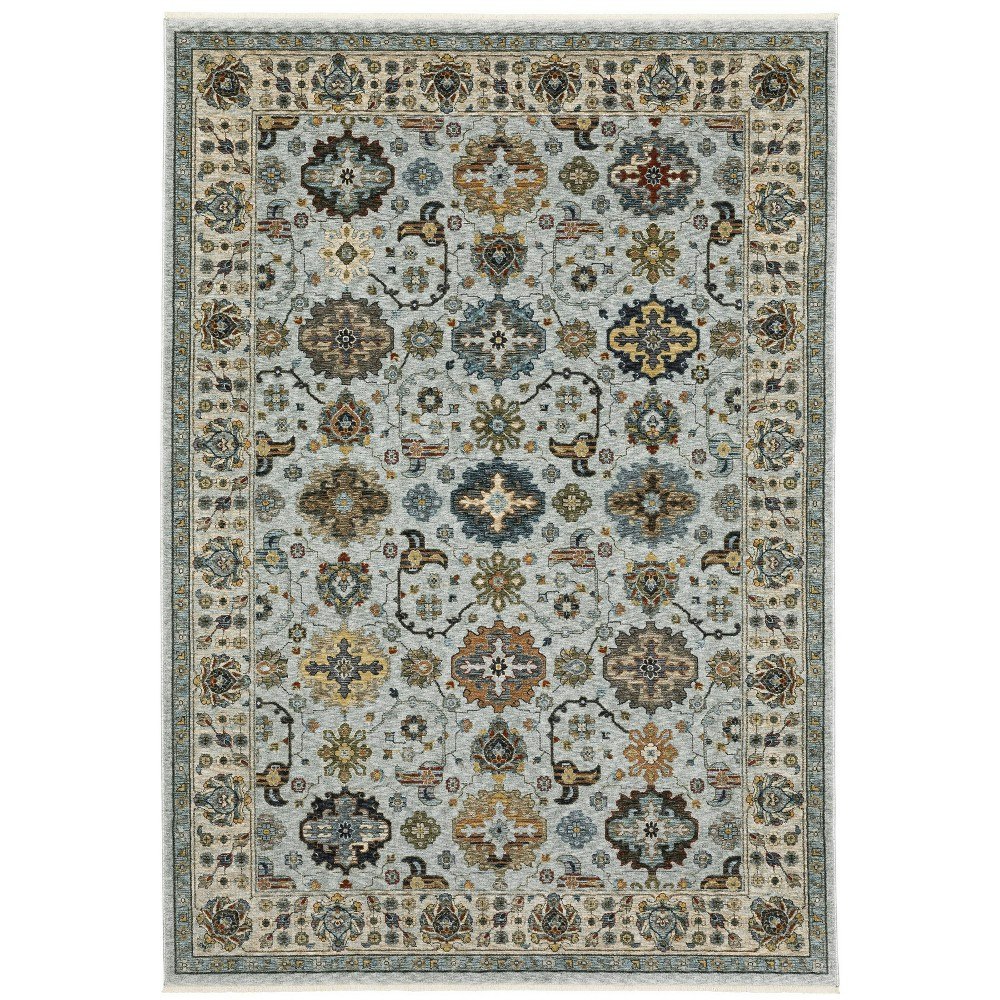 Captiv8e Designs 6'7" x 9'6" Arya Traditional Medallions Area Rug: $669.99