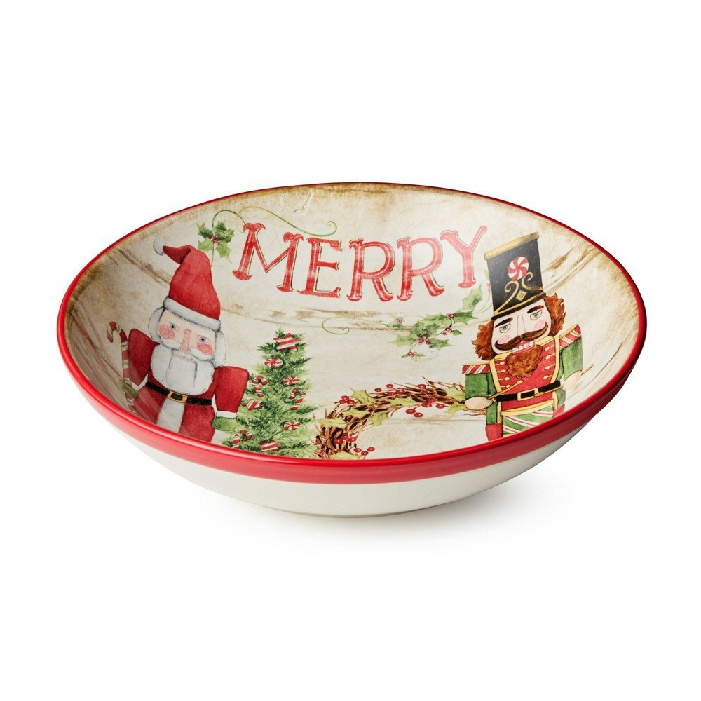 Certified International 132oz Nutcracker Parade Serving Bowl: $44.99