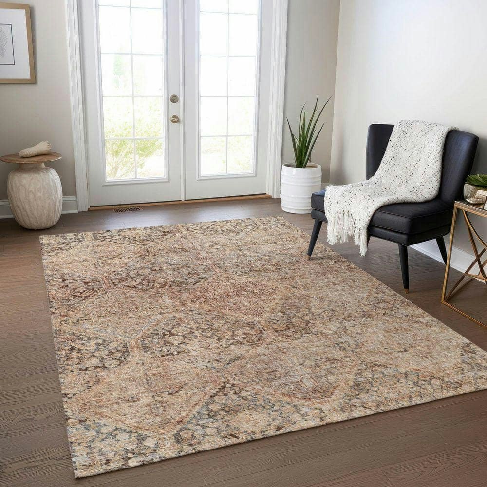 Chantille 3' x 5' Abstract Indoor/Outdoor Area Rug: $58 Chantille 3' x 5' Abstract Indoor/Outdoor Area Rug: $58