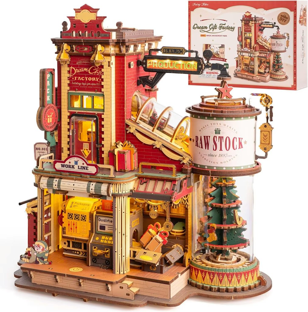 Robotime Rokr Wooden Music Box 3D Puzzle Kit: $48.82