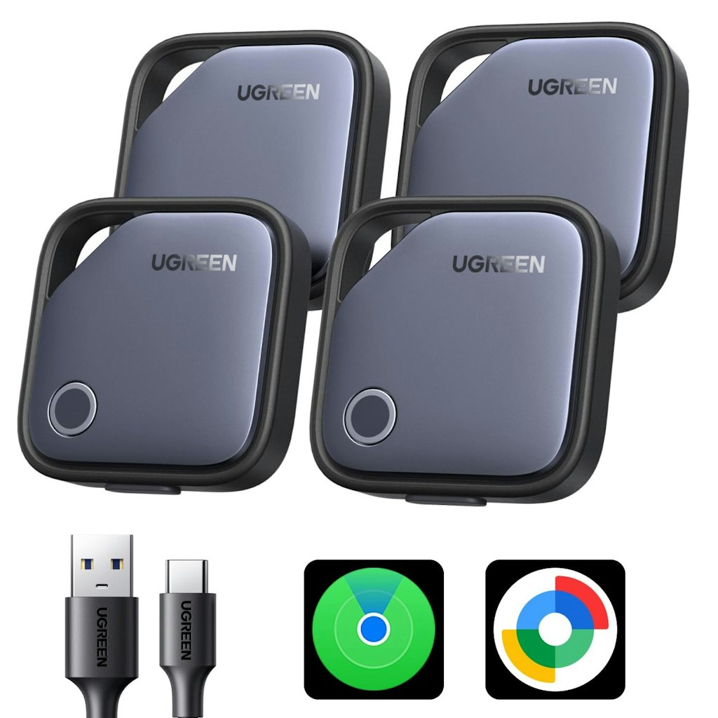UGREEN Finder Duo Bluetooth Item Tracker 4-Pack: $28 UGREEN Finder Duo Bluetooth Item Tracker 4-Pack: $28