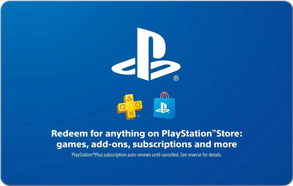 $100 Sony PlayStation Store Gift Card: $90 $100 Sony PlayStation Store Gift Card: $90