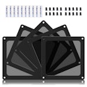 90mm Magnetic PC Dust Filter Mesh 5-Pack: 1-cent + free shipping