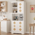 Garvee 72" Tall Kitchen Pantry Cabinet for $100 + free shipping