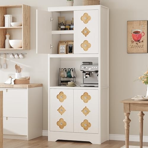 Garvee 72" Tall Kitchen Pantry Cabinet: $99.99 Garvee 72" Tall Kitchen Pantry Cabinet: $99.99