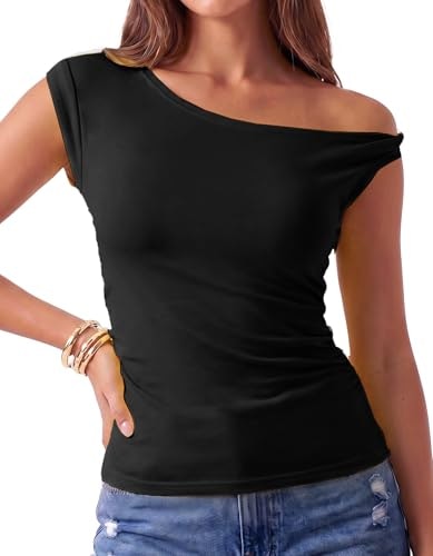 MFAVIP Women's Off-The-Shoulder Sleeveless Crop Top: $9.99