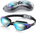 Aegend Mirrored Adult Swim Goggles for $8 + free shipping w/ Prime